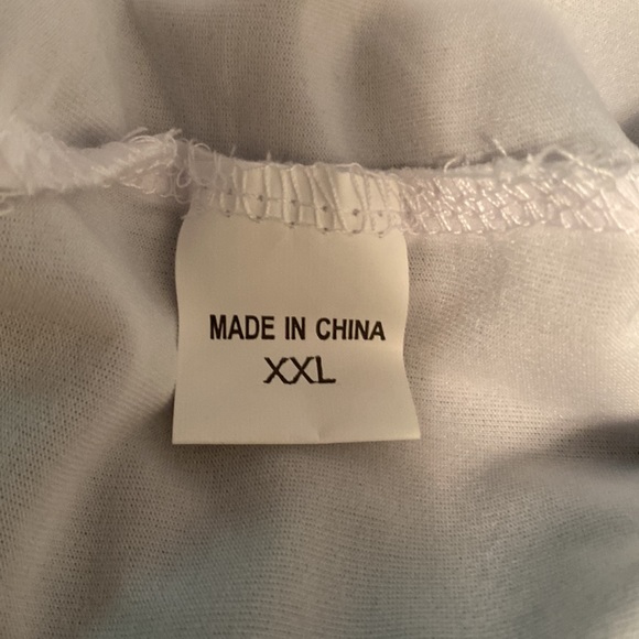 NWOT 2 Layer Black/White Athletic Shorts…size XXL - Picture 3 of 3